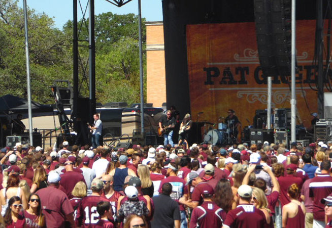 Pat Green Country Music Concert - Texas A&M Drill Field Sept 12 2015
